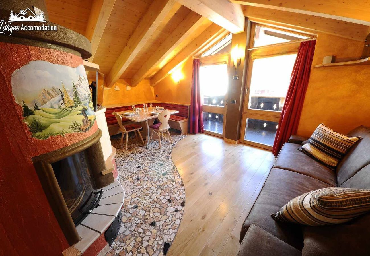 Appartamento a Livigno - Chalet Lucky Attic Exlusive Chalet with fireplace 