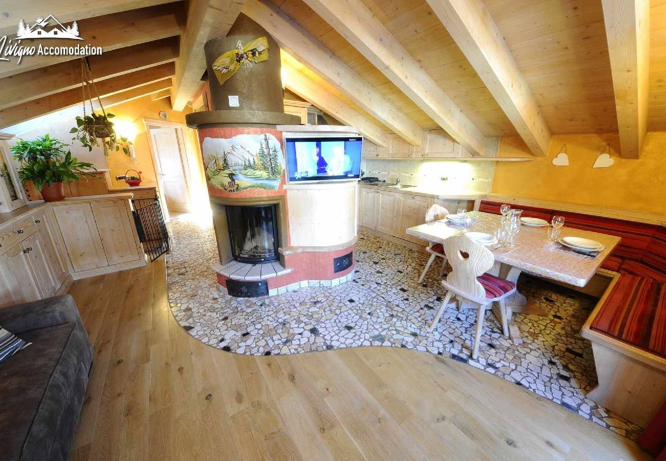 Appartamento a Livigno - Chalet Lucky Attic Exlusive Chalet with fireplace 